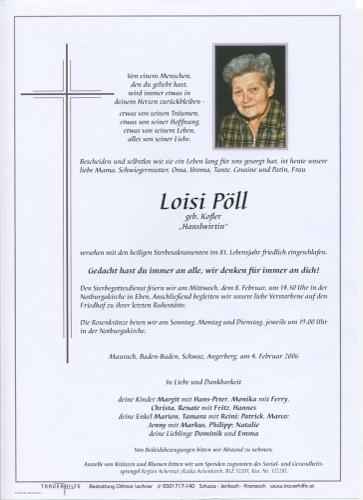 Parte von Aloisia Pöll