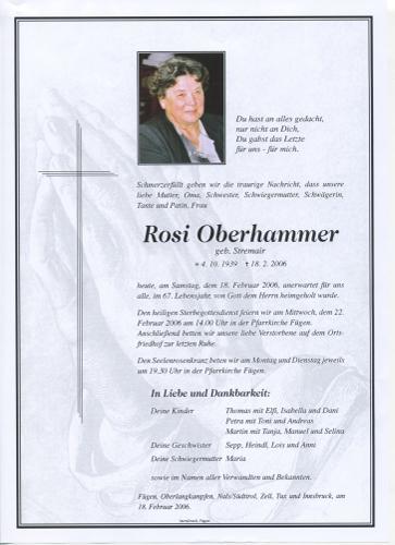 Parte von Rosa Oberhammer