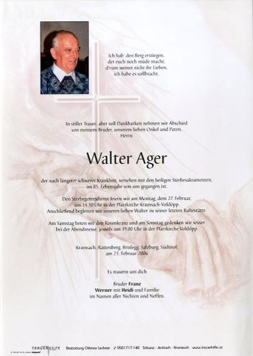 Parte von Walter Ager