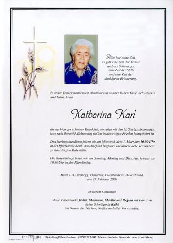 Parte von Katharina Karl