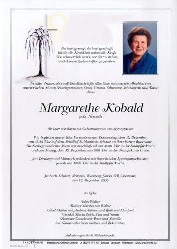 Parte von Margarethe Kobald