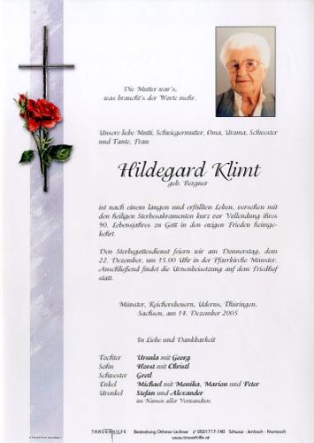 Parte von Hildegard Klimt
