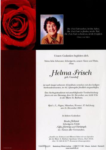 Parte von Helmtrude Frisch