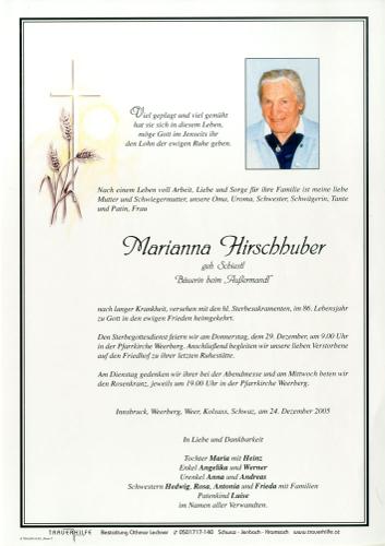 Parte von Marianna Hirschhuber