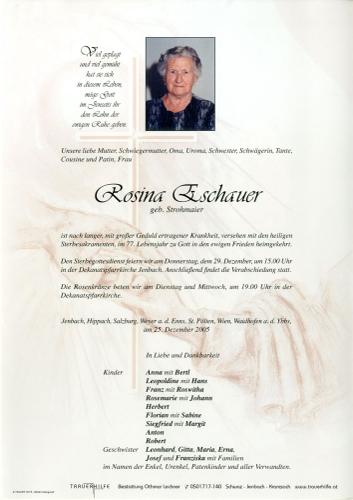 Parte von Rosina Eschauer