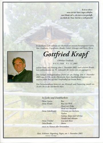 Parte von Gottfried Krapf