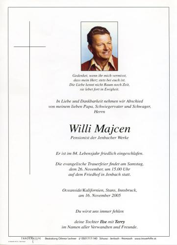 Parte von Willibald Majcen