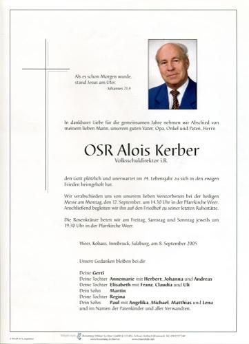 Parte von Alois Kerber
