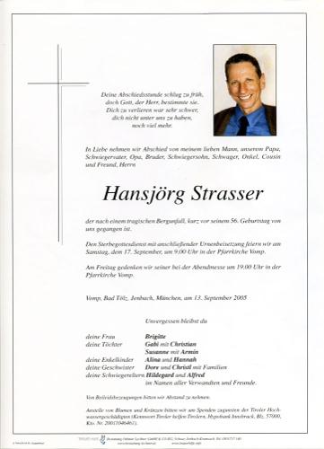 Parte von Hansjörg Strasser