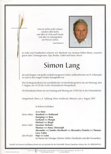 Parte von Simon Lang