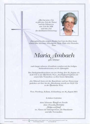 Parte von Maria Ambach