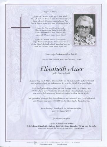 Parte von Elisabeth Auer