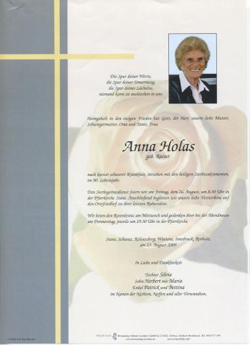 Parte von Anna Holas