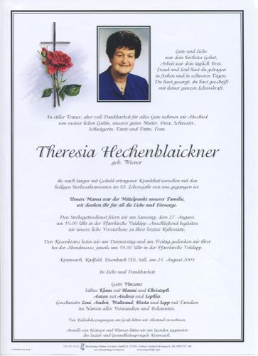 Parte von Theresia Hechenblaickner