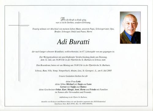 Parte von Adolf Buratti