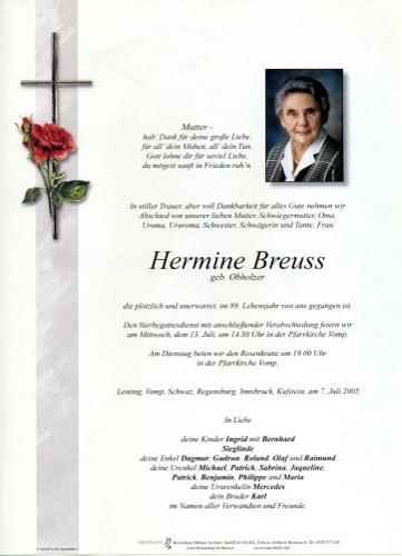 Parte von Hermine Breuss