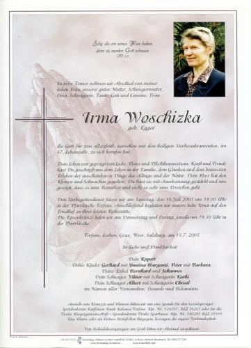 Parte von Irma Woschizka