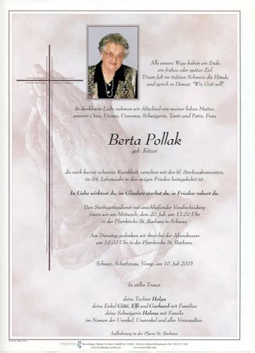 Parte von Berta Pollak