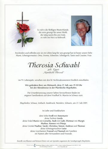 Parte von Theresia Schwabl