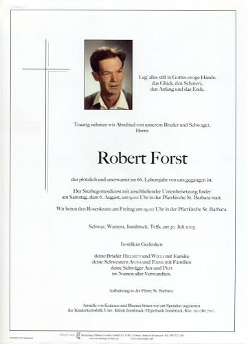 Parte von Robert Forst