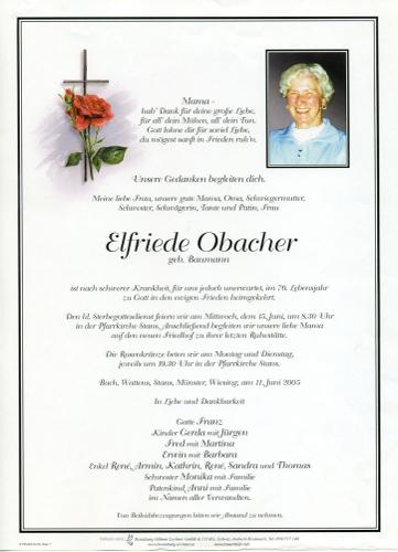 Parte von Elfriede Obacher