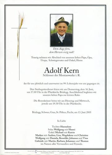 Parte von Adolf Kern