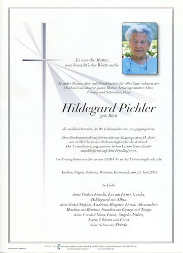 Parte von Hildegard Pichler