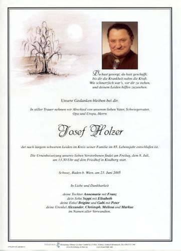 Parte von Josef Holzer
