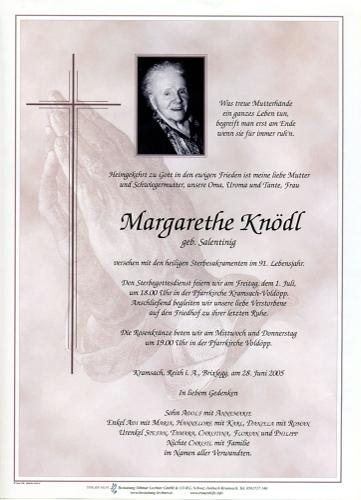 Parte von Margarethe Knödl
