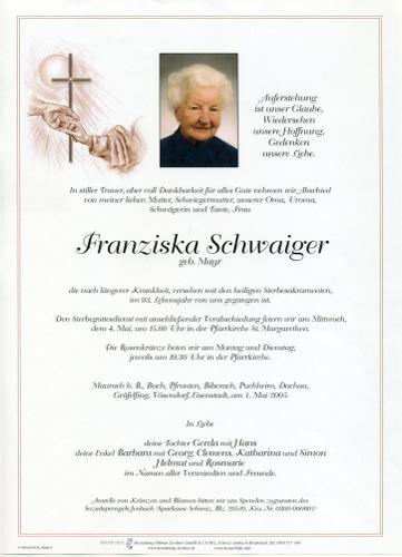 Parte von Franziska Schwaiger