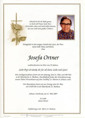 Parte von Josefa Ortner