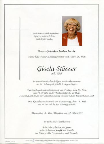 Parte von Gisela Stösser