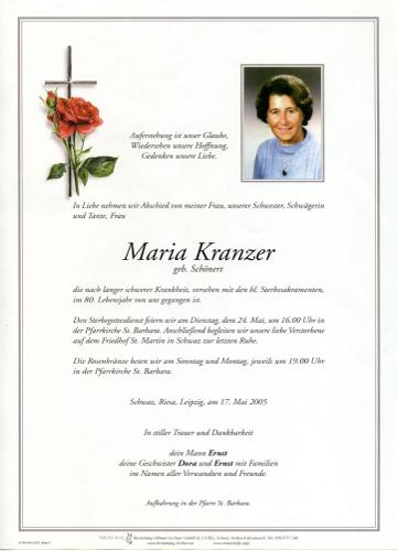 Parte von Maria Kranzer