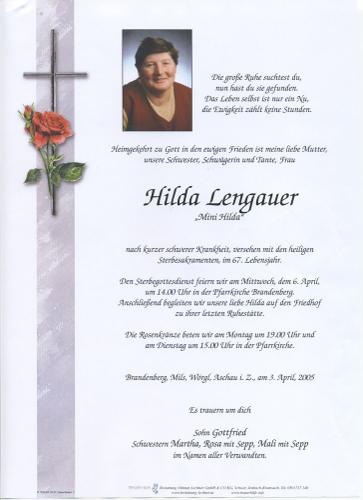 Parte von Hilda Lengauer
