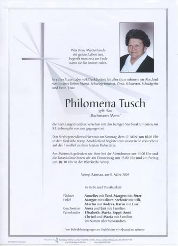 Parte von Philomena Tusch