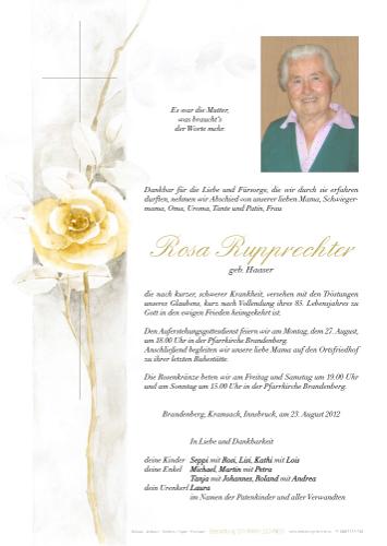 Parte von Rosa Rupprechter