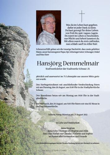 Parte von Hansjörg Demmelmair