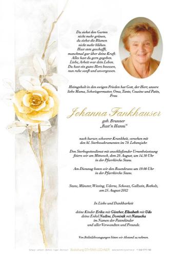 Parte von Johanna Fankhauser