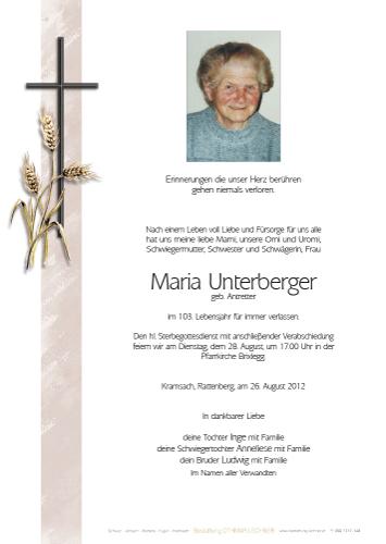 Parte von Maria Unterberger