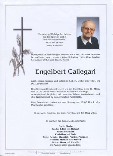 Parte von Engelbert Callegari