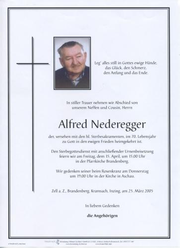 Parte von Alfred Nederegger