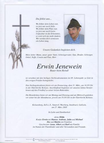 Parte von Erwin Jenewein