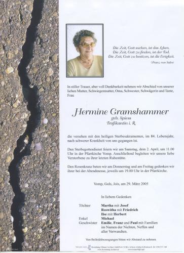 Parte von Hermine Gramshammer