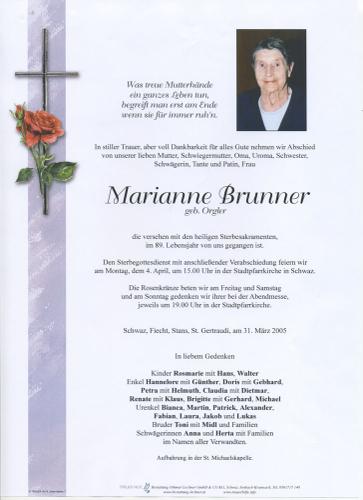 Parte von Marianne Brunner