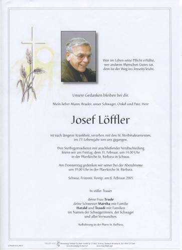 Parte von Josef Löffler