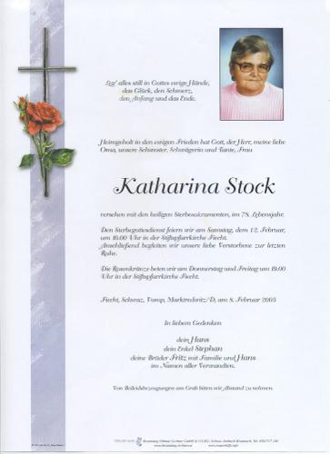 Parte von Katharina Stock