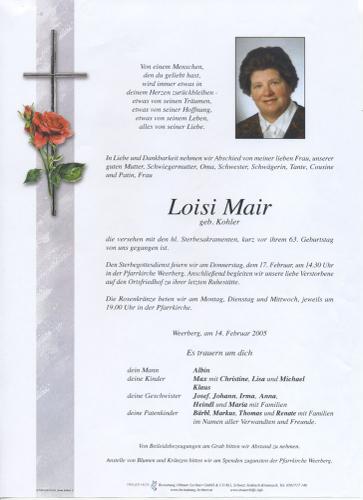 Parte von Aloisia Mair
