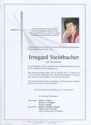 Parte von Irmgard Steinbacher