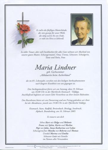 Parte von Maria Lindner
