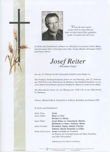 Parte von Josef Reiter